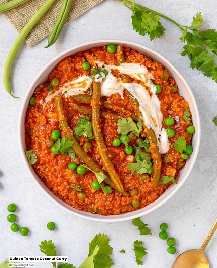 Quinoa Tomato Coconut Curry