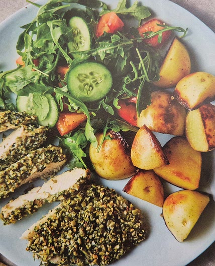 Pepita-Crumbed Chicken