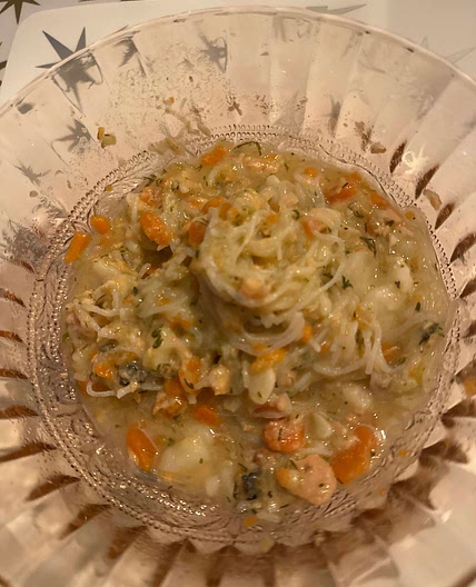 Salmon soup