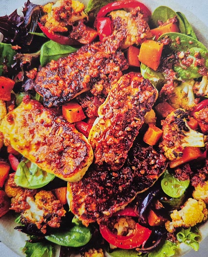 Veggie & Haloumi Salad