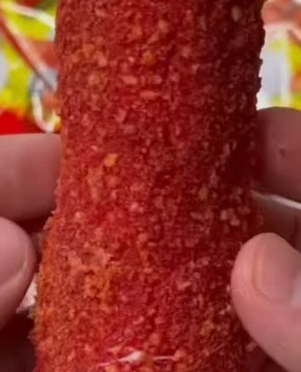 Flaming Hot Cheetos Mozzarella Sticks