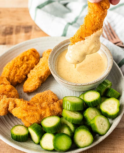Easy Creamy Honey Mustard Dressing (Soy Free)