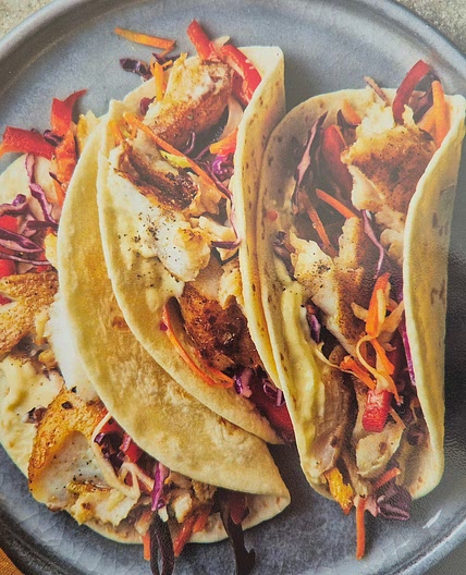 Caribbean-Spiced Basa Tacos