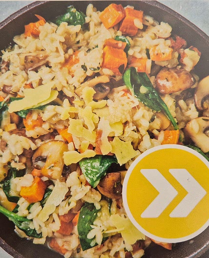 Roast Sweet Potato & Chorizo Risotto