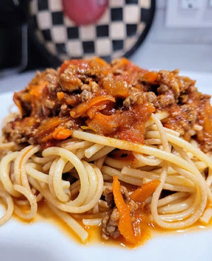 Sausage, Beef and Veggie Sauce