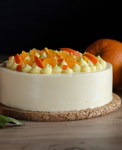 Entremet à l'orange