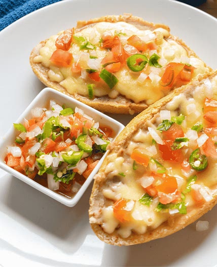 Mexican Open Faced Sandwich