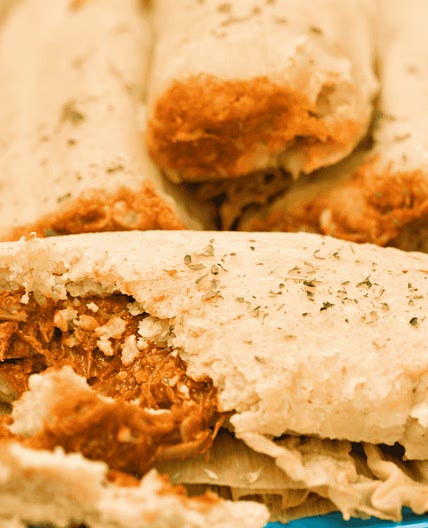 Mexican Stuffed Cornmeal Tamale