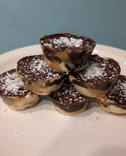 Chocolate banana peanut butter minicups