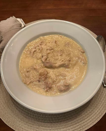 Greek egg and lemon soup
