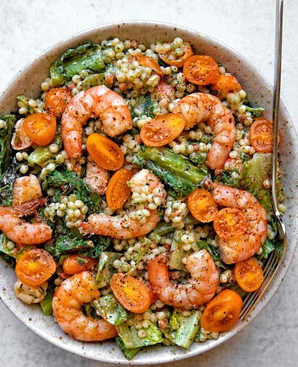 Green Goddess Shrimp Salad