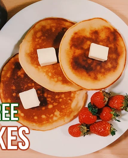 Sugar-free Pancakes - Made with homemade mix