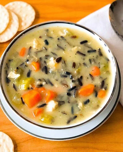 Instant Pot Chicken and Wild Rice Soup