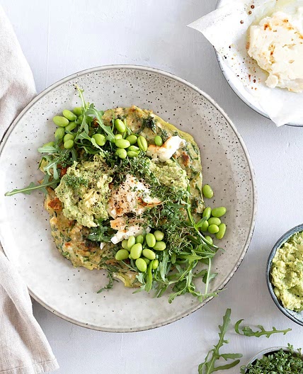 Rösti with green and feta