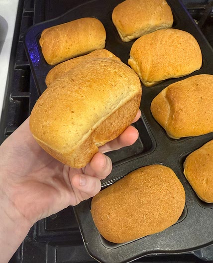 Mini Honey Wheat Sandwich Bread