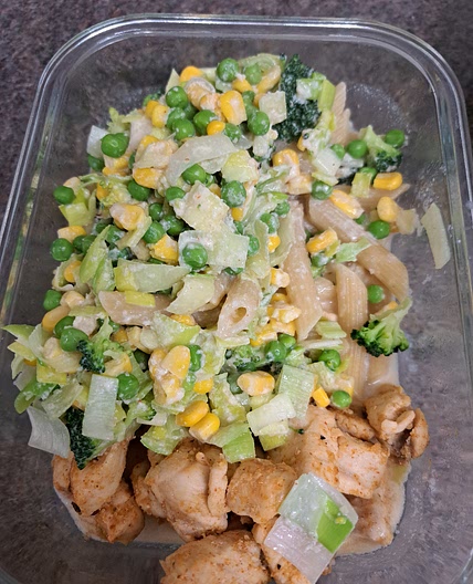 Chicken creamy pasta - no blending