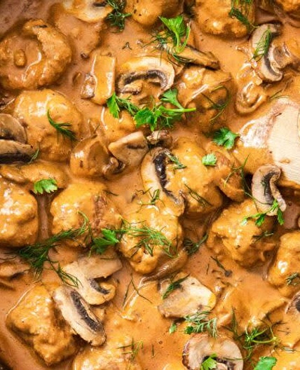 Meatball Stroganoff