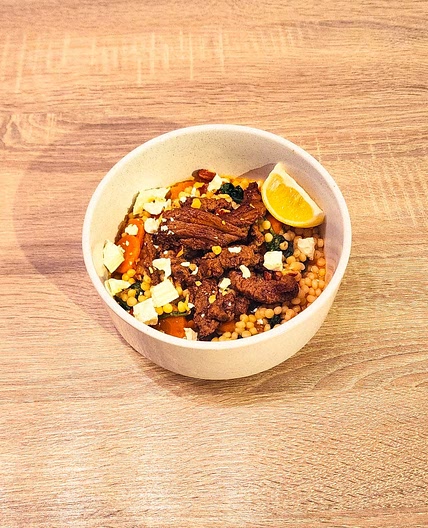 Bowl de steak en sauce bulgogi