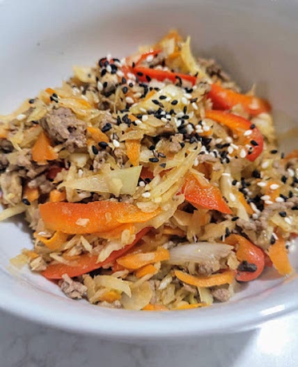 Deconstructed Egg Roll Bowl
