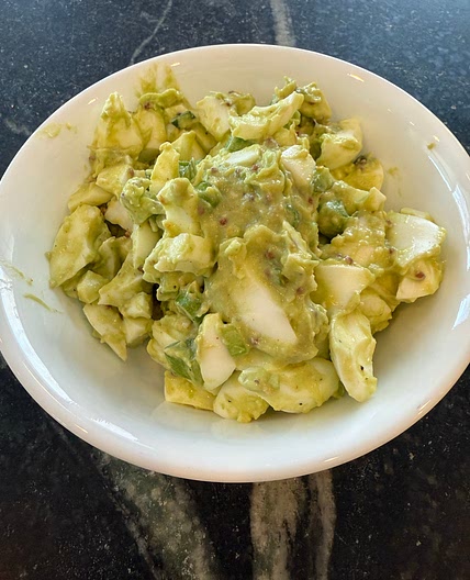 Egg White and Avocado Salad