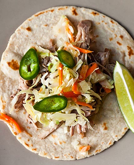 Slow-Cooker Citrus Pulled Pork Tacos
