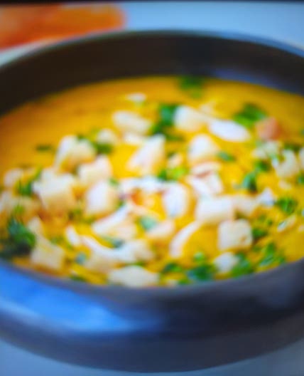 Carrot ginger soup