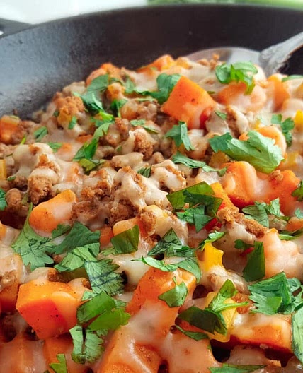 Ground Turkey Sweet Potato Skillet