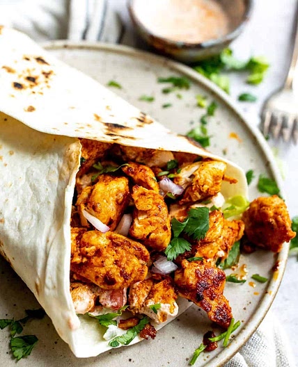 Spicy Chicken Wraps