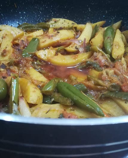 Capsicum-Potato / Shimla mirch aalo