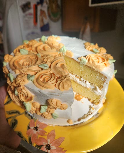 My Midwinter Orange Birthday Cake (high altitude)