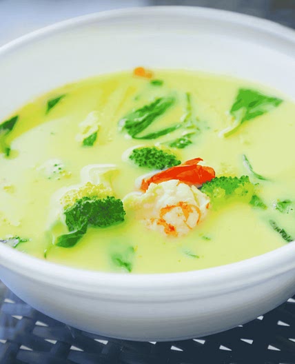 Honduran Plantains with Coconut Seafood Soup