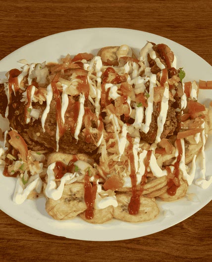 Honduran Fried Chicken with Cabbage Slaw