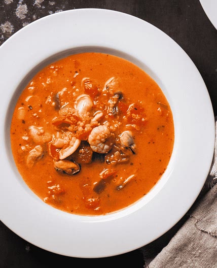 Honduran Coconut Seafood Soup