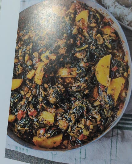 Pakistani-style aloo palak