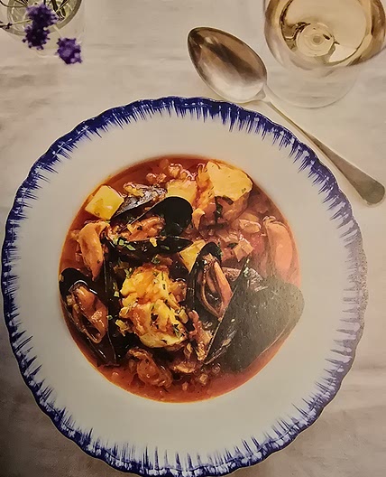 Bouillabaisse-inspired Fish Soup