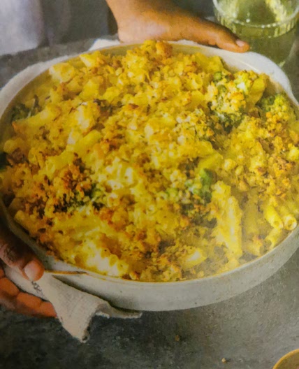 Mac&cheese chou fleur et brocoli