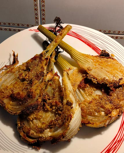 Finocchi gratinati al forno