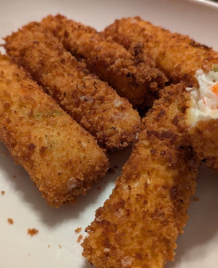 Crab Rangoon Cheese Sticks