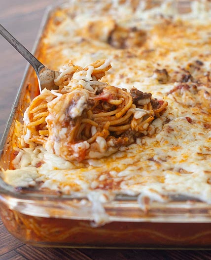 Easiest Spaghetti Casserole Recipe