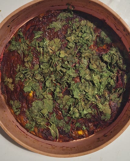 Egg with vegetables