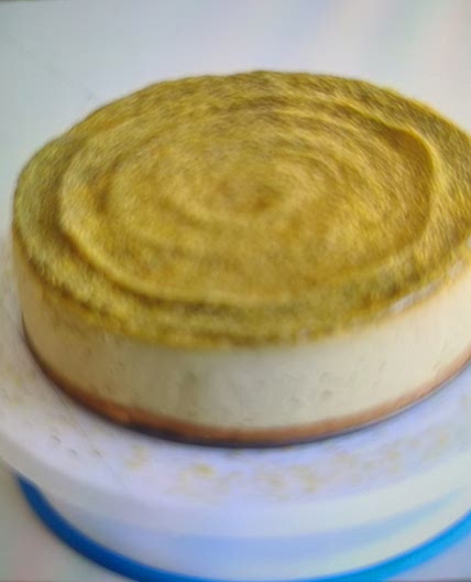 Pistachio cheesecake