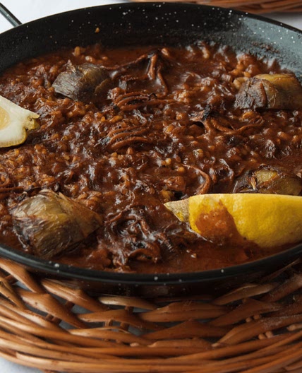 Spanish Black paella