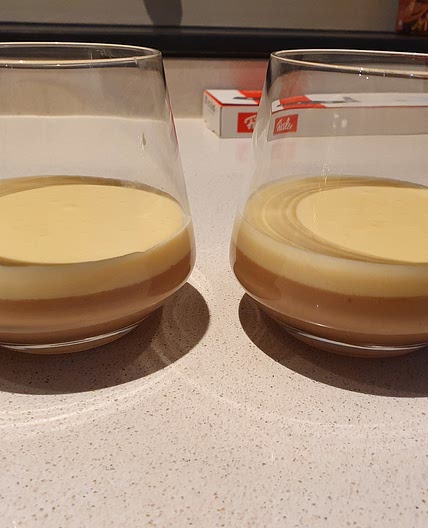 Chocolademousse melk en wit
