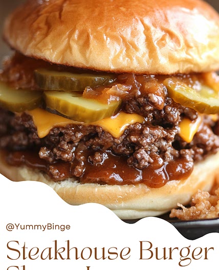 Steakhouse Burger Sloppy Joes