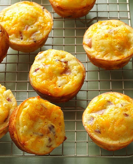 Ham 'n' Cheddar Cups