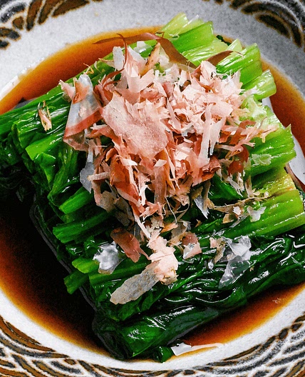 Spinach Ohitashi (Japanese Spinach Salad in Dashi)