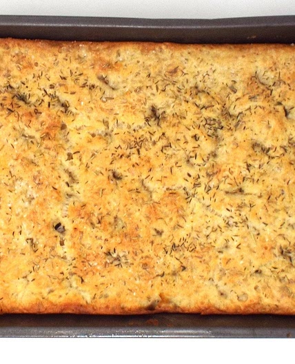 Quick and Easy Dried Herb Focaccia Bread