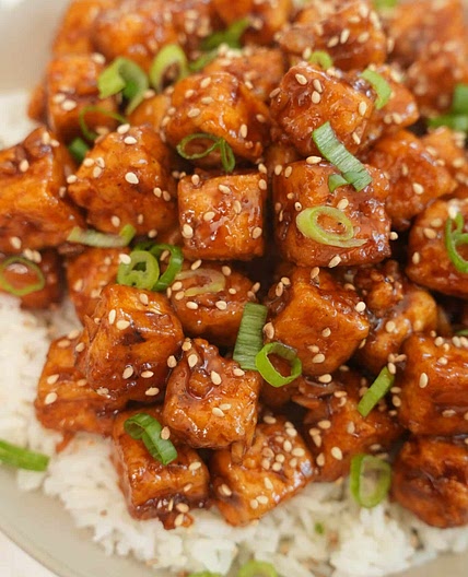 Spicy Honey Garlic Tofu