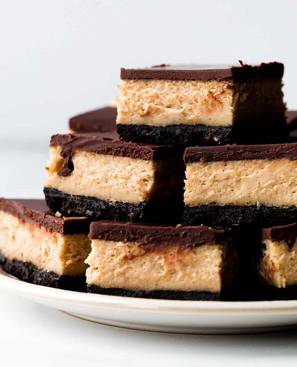 Chocolate Peanut Butter Cheesecake Bars