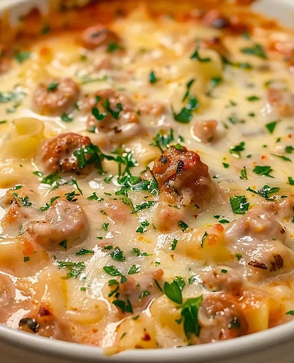 Creamy Parmesan Italian Sausage Soup: A Comforting Delight